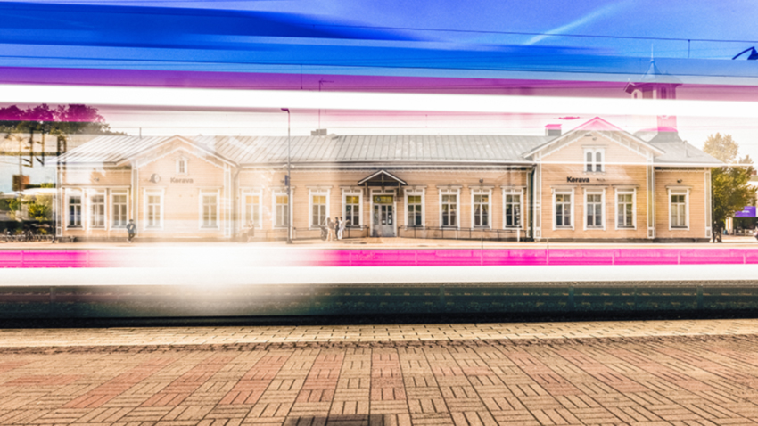 Sompionniitystä pääsee junalla vaivattomasti mihin vain