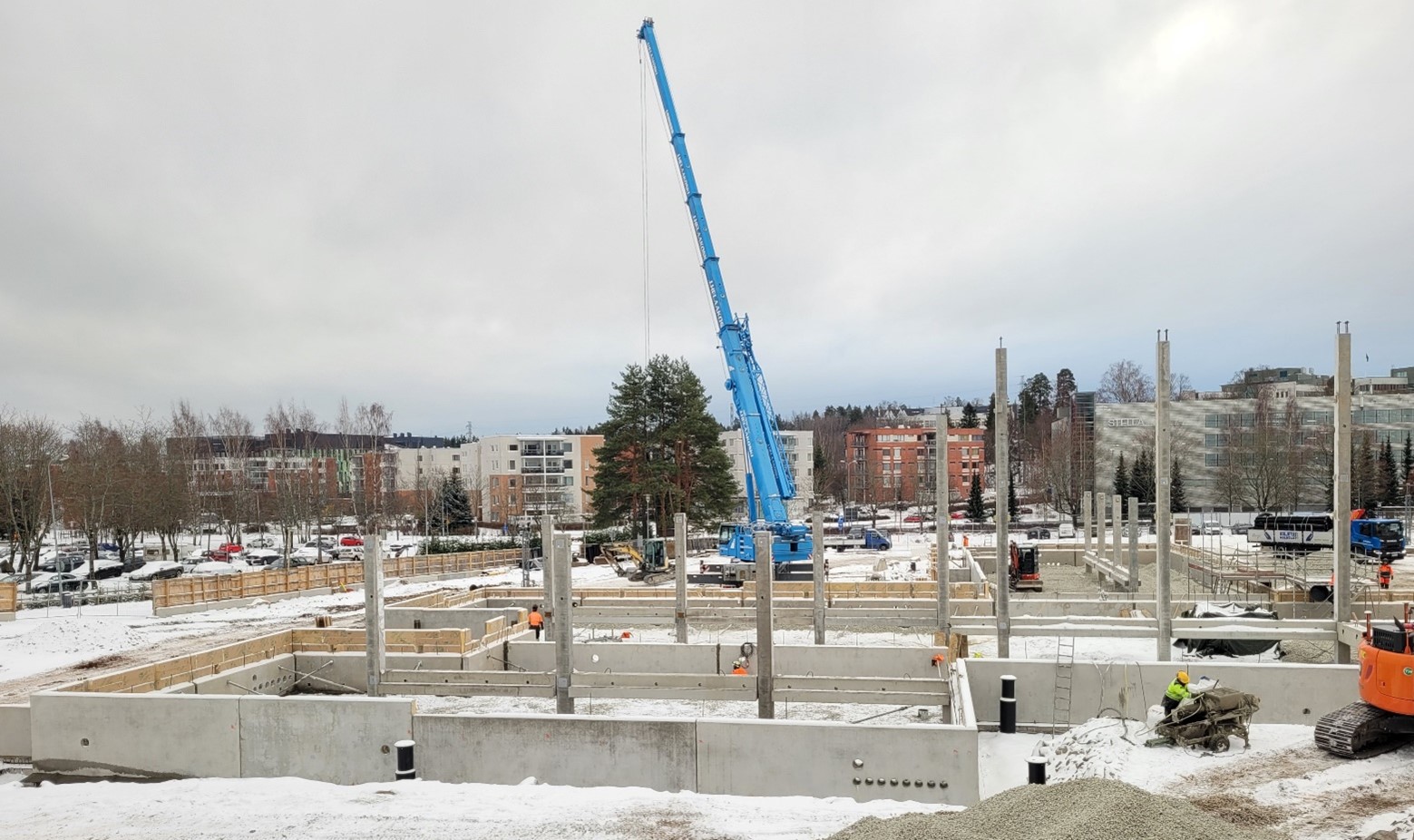 Perkkaan päiväkoti Työmaatiedote 1.12.2022