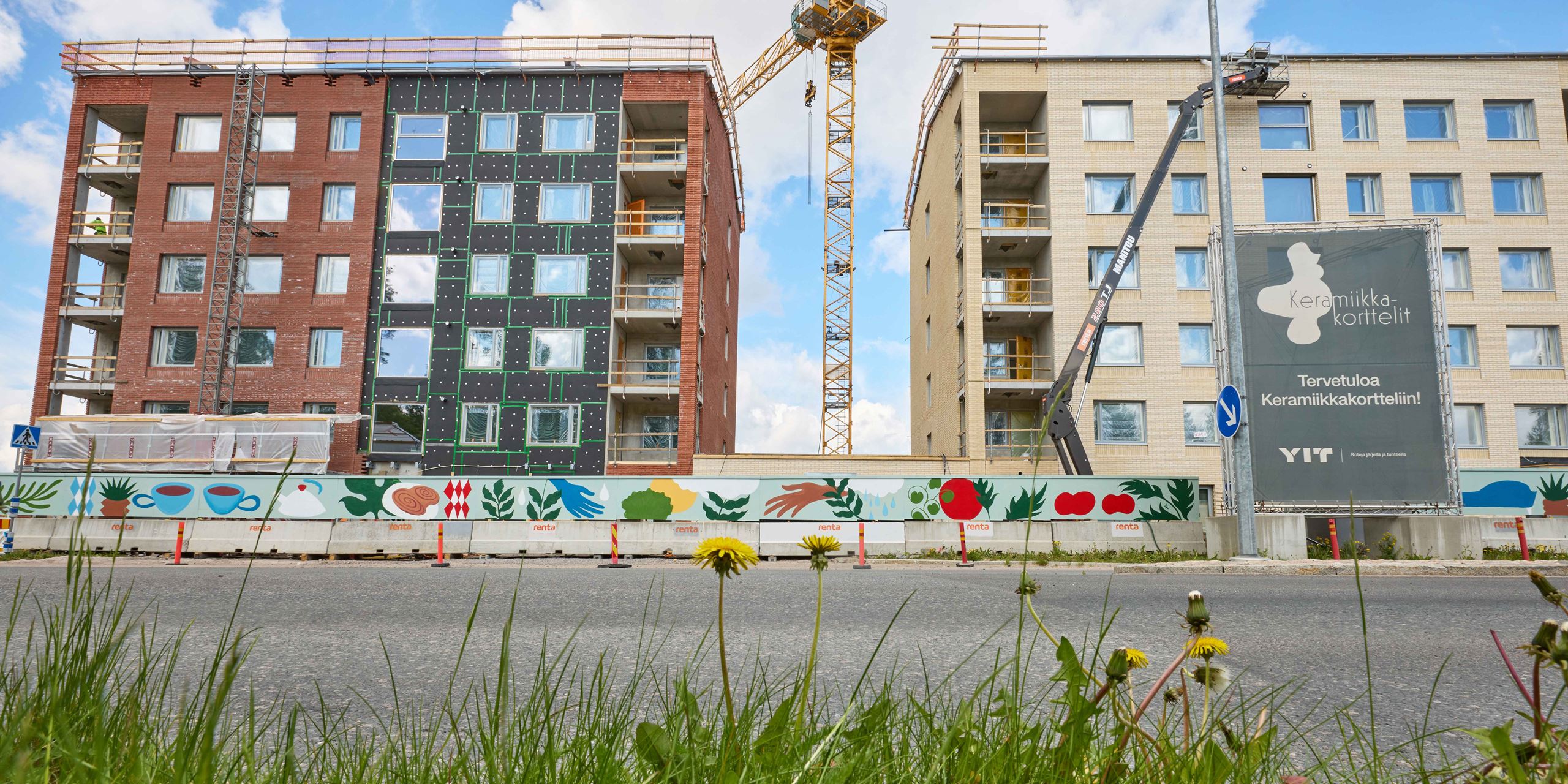 Keramiikkakorttelin taideaita