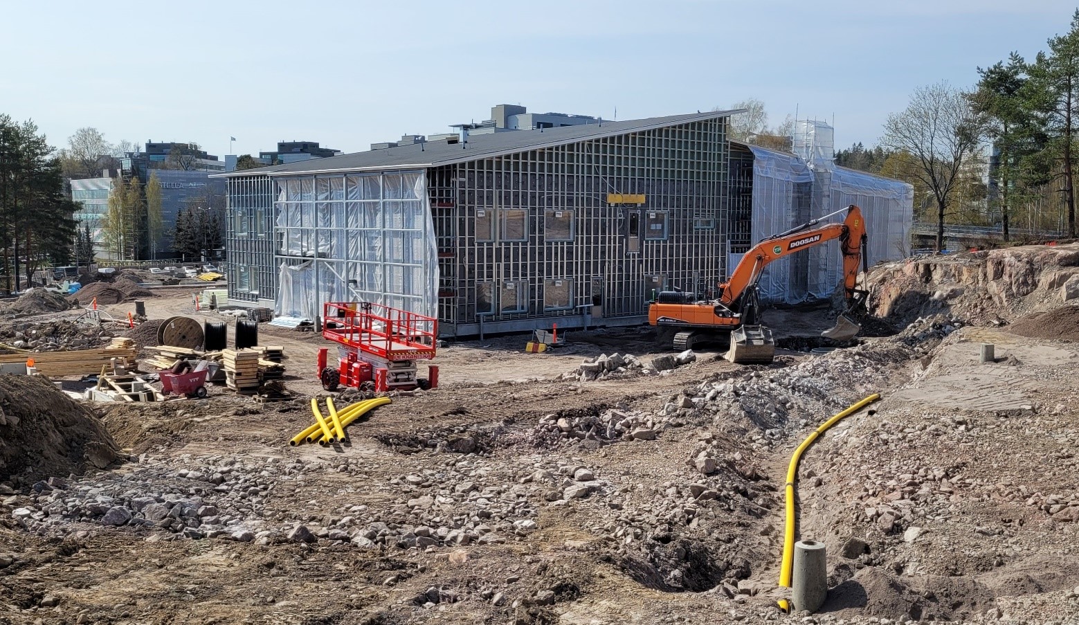 Perkkaan päiväkoti Työmaatiedote 3.5.2023