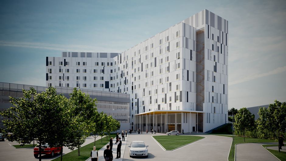 H Building of the Vaasa Central Hospital  (Image: Bothnia High 5 -alliance image bank)