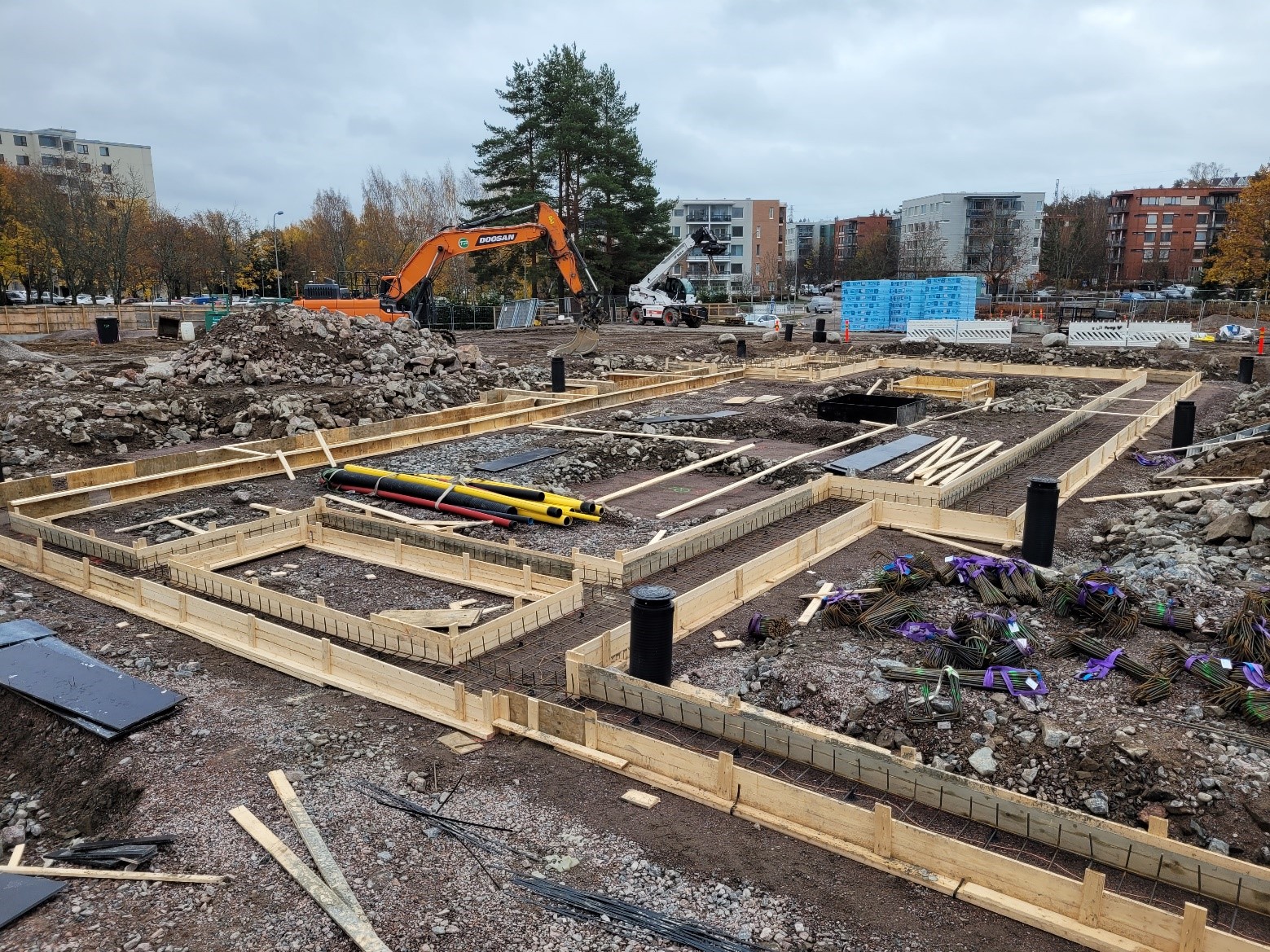 Perkkaan päiväkodin työmaatiedote 1.11.2022