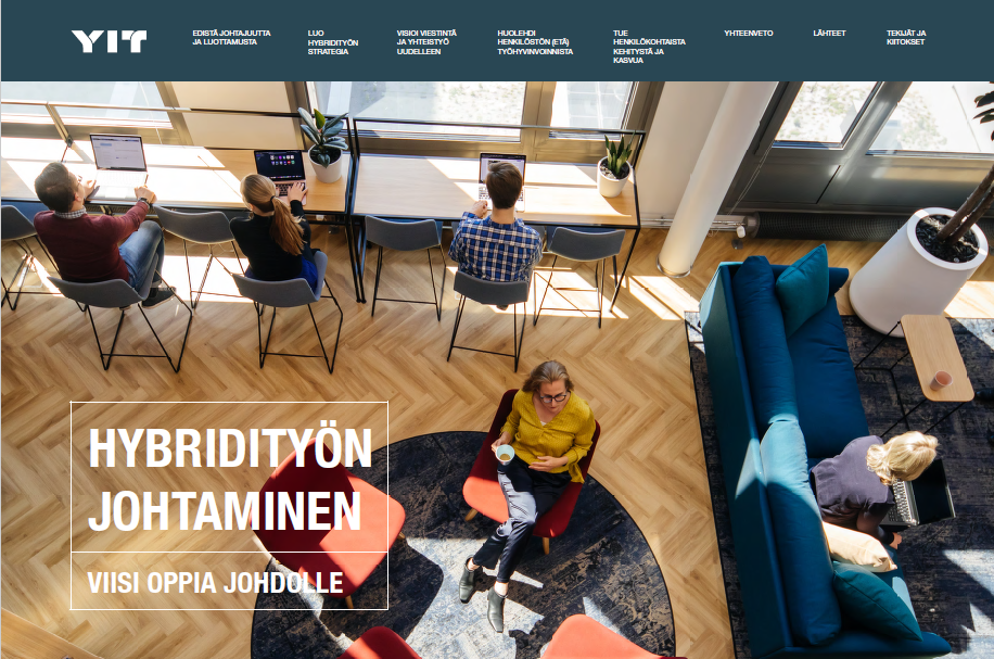 Hyvinvointi on ihmiskeskeisen hybridityömallin ytimessä