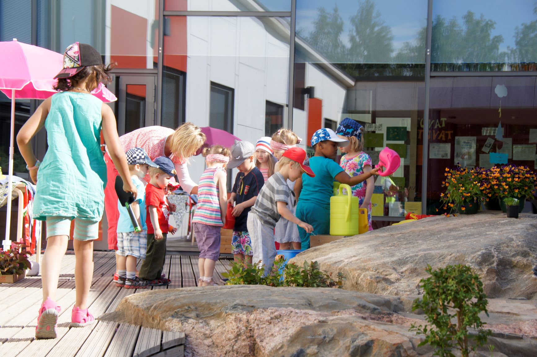 Elinkaarikoulu on viihtyisä, innostava, turvallinen ja tiloiltaan muunneltava