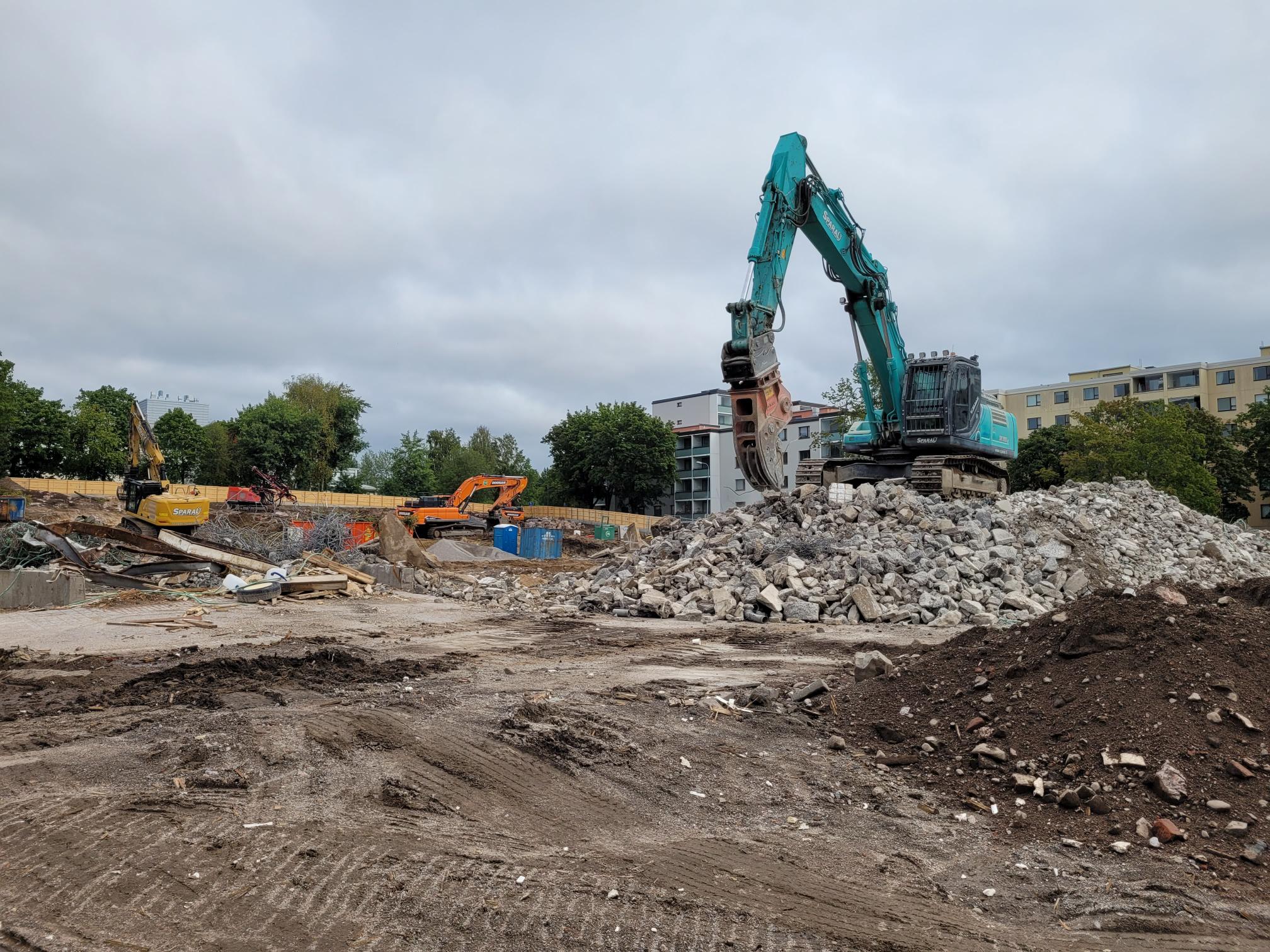 Perkkaan päiväkoti Työmaatiedote 1.9.2022