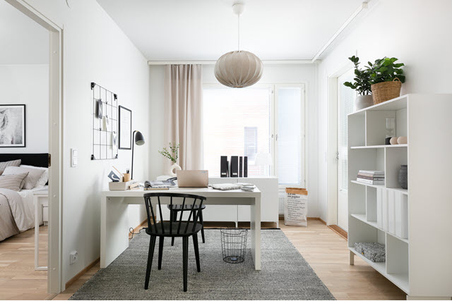 An effective workspace can be set up in every home