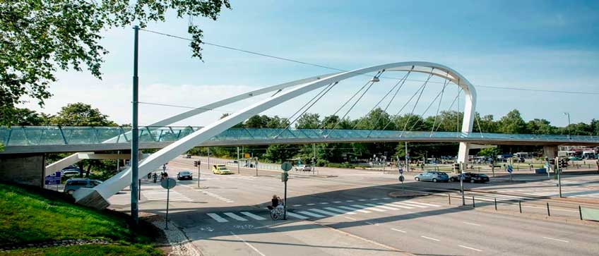 Auroransilta bridge construction
