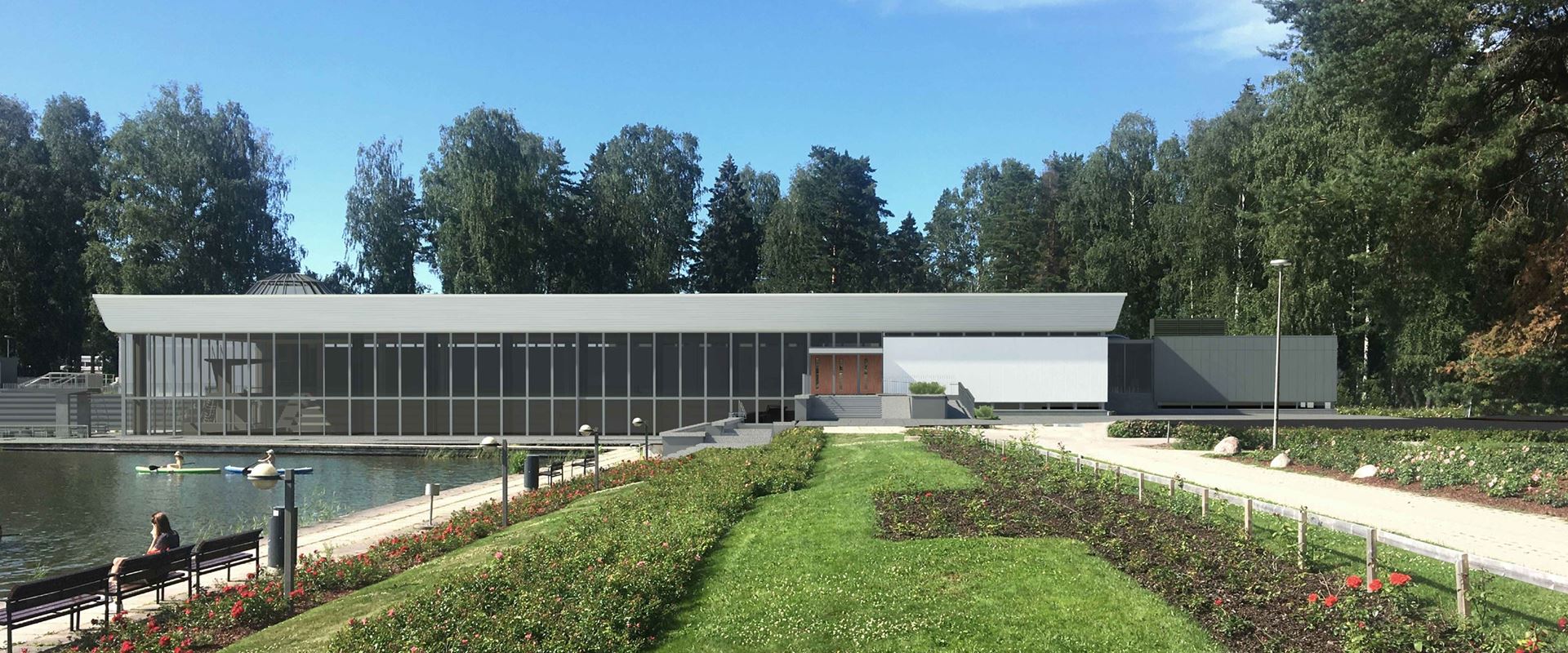 The Tapiola swimming pool renovation and extension, Espoo