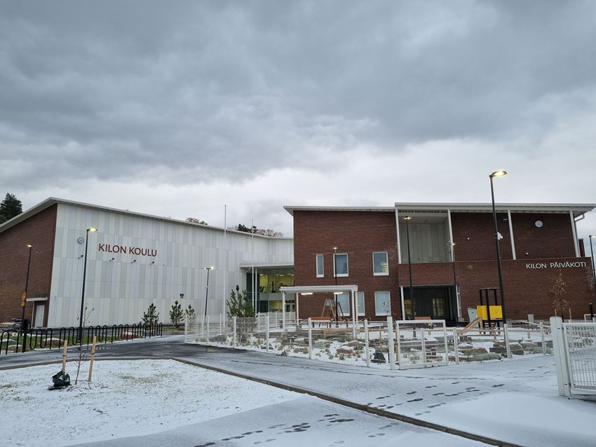Kilon koulu ja päiväkoti työmaatiedote Marraskuu 2023