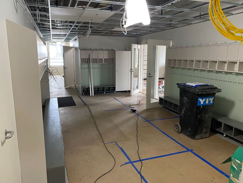 Nöykkiönniityn päiväkodin työmaatiedote 25.3.2022