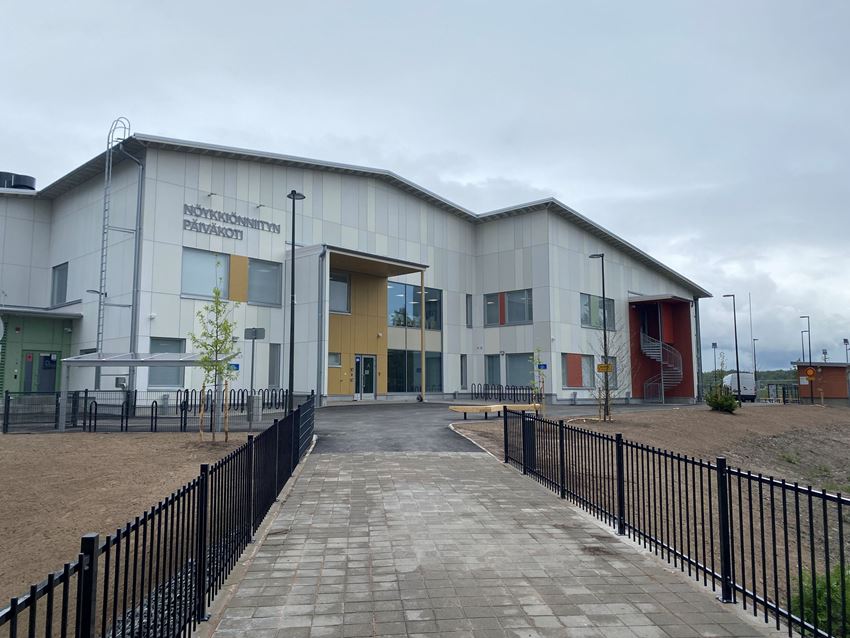 Nöykkiönniityn päiväkodin työmaatiedote 21.6.2022