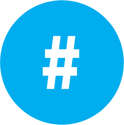 Icon hashtag