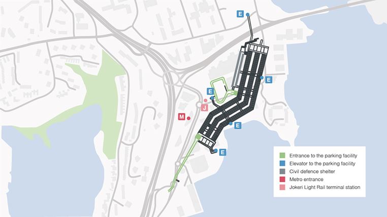 Keilaniemi will benefit from the underground car park – it streamlines the transportation hub