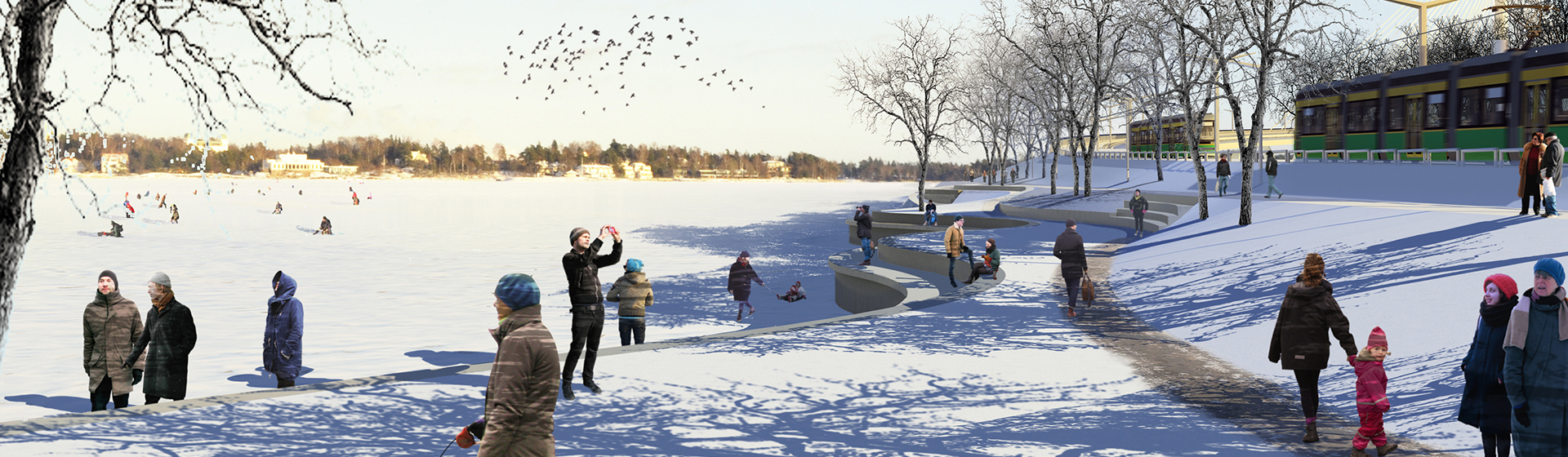 Surveying keeps the tram on its tracks