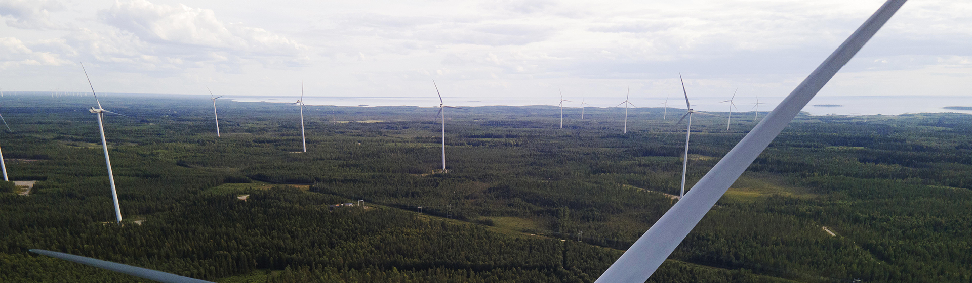 Giant windmills generate low-cost electricity with blades rushing through the air at a height of 250 metres
