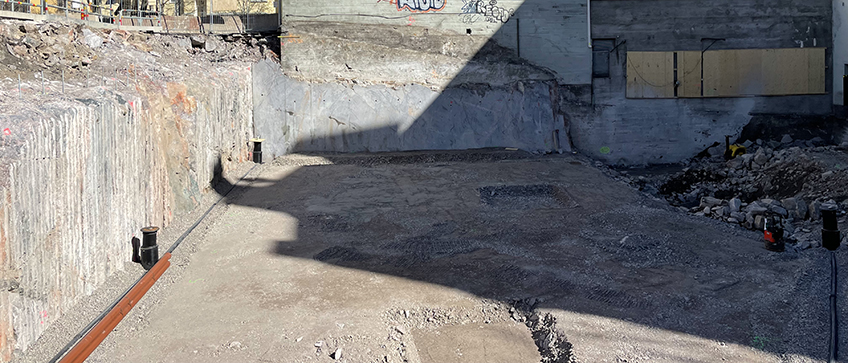 Rock extraction, Helsinki