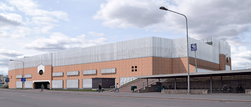 Asemanmäki parking hall, Järvenpää