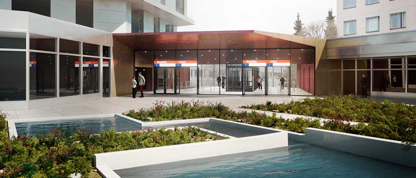 Länsimetro, Soukan sisäänkäynti / Länsimetro, entrance to Soukka station