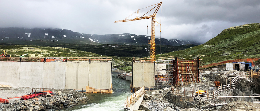 Mjåvatn Dam, Norway