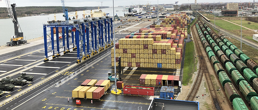 Stevedoring terminal’s reconstruction, Klaipeda, Lithuania