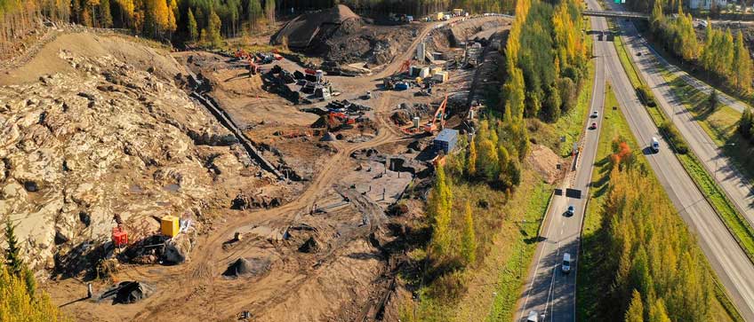 Remediation of contaminated soil at Sulkavuori