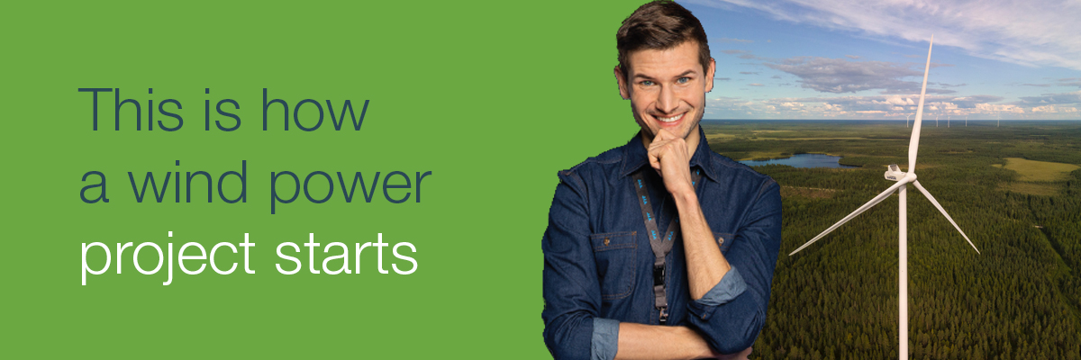 This is how a wind power project starts