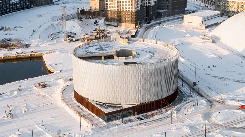 Pysäköintilaitos sisältä