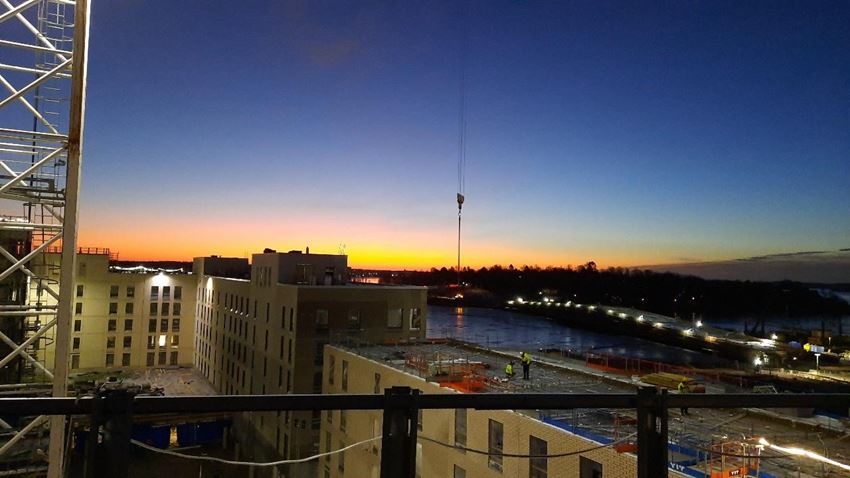 Lumen sulatusta ja Hason holvin valu