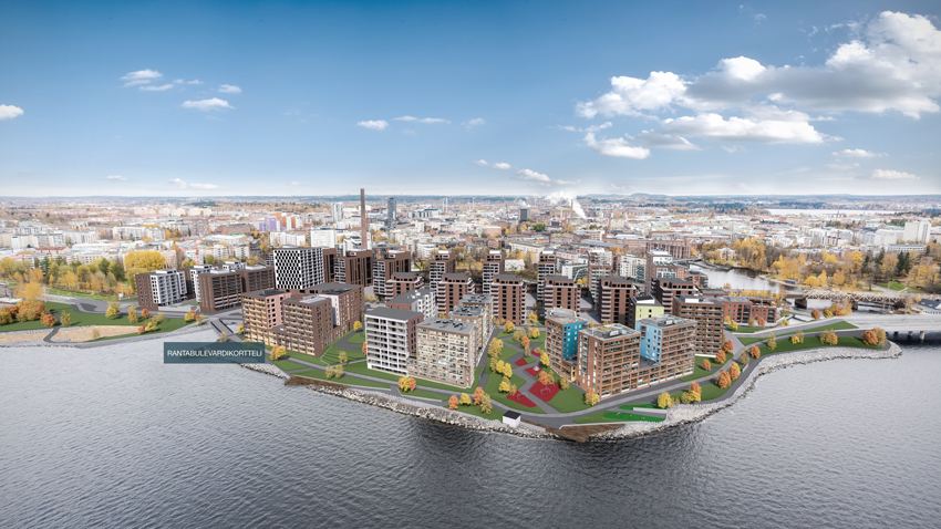 Tampere - Ranta-Tampella - ilmakuva