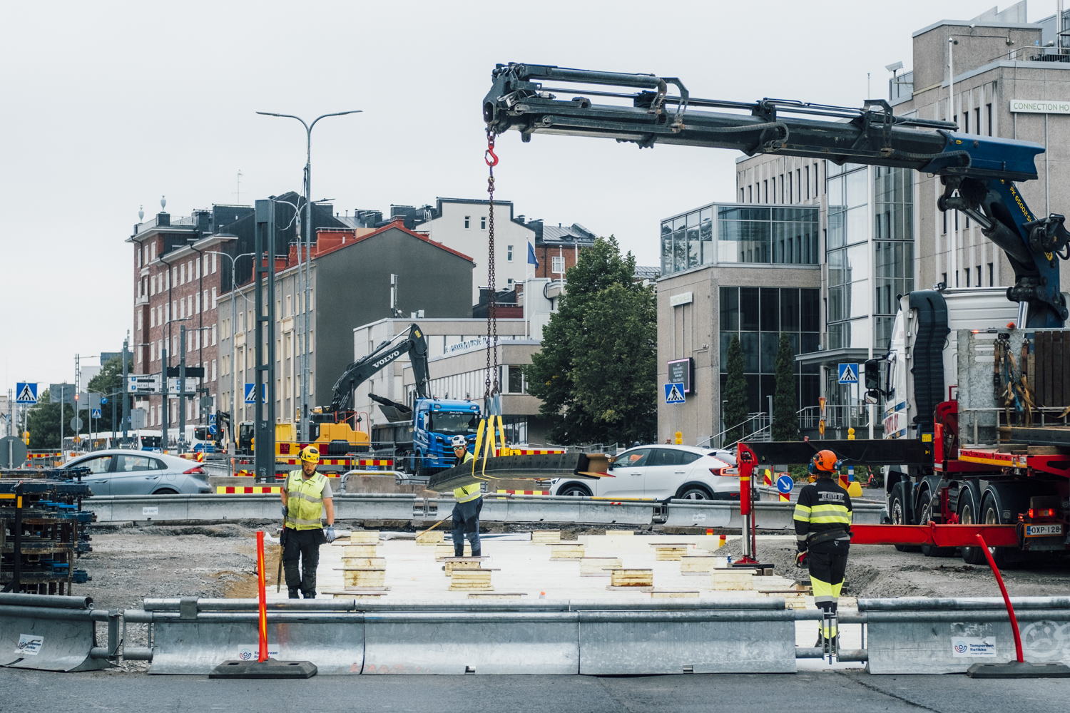 Hatanpään ensimmäiset kiskot 2025. Kuva: Wille Nyyssönen