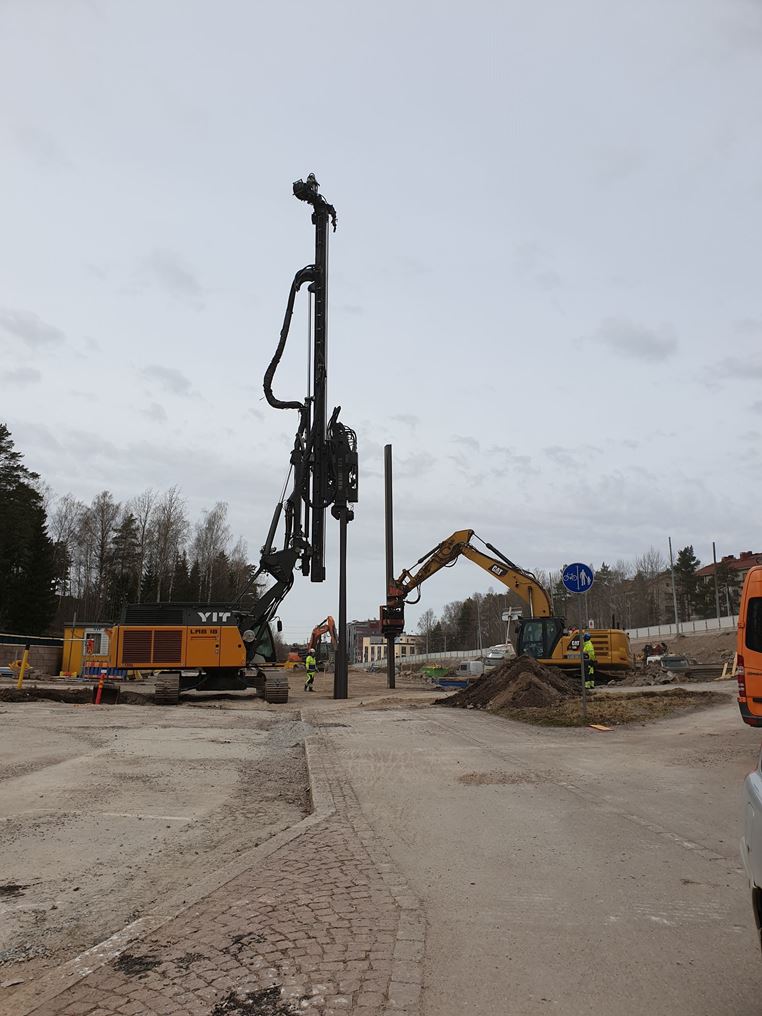 HUS Tammisairaalan ponttiseinätyöt ovat alkaneet