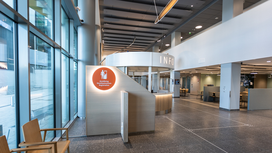 The H Building of the  Vaasa Central Hospital