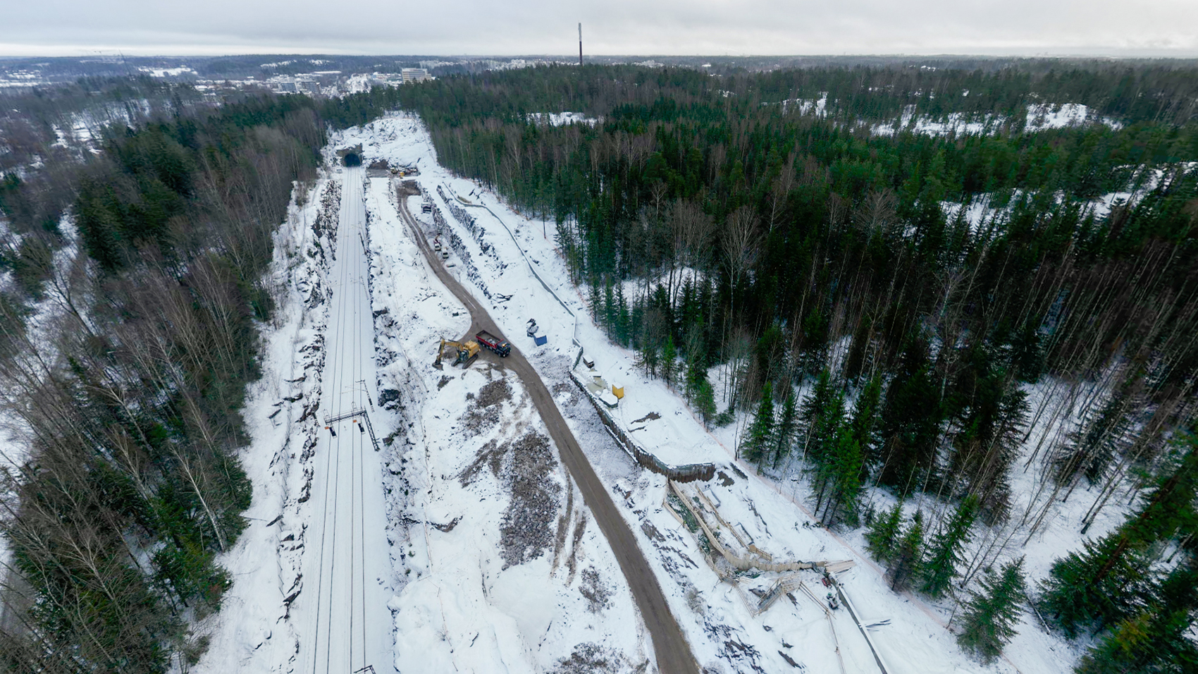 Excavation contract for the Espoo Rail Line