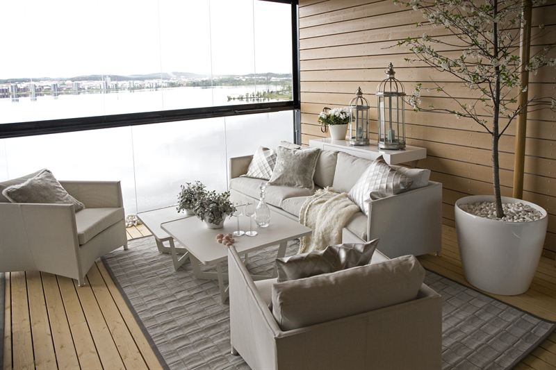 Parveke on kerrostalossa asuvan pienoisparatiisi