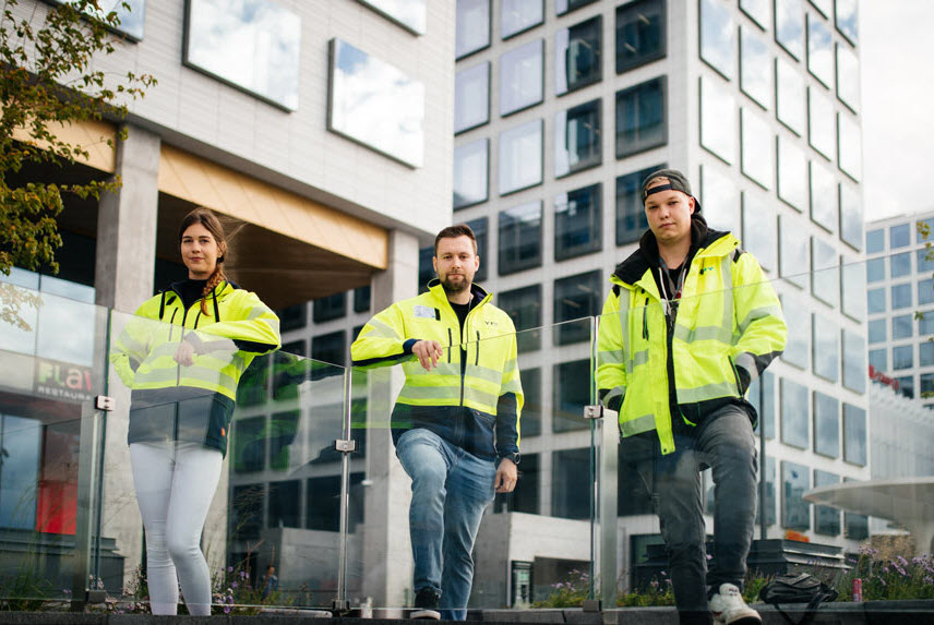 YIT trains nearly a thousand trainees each year and half of them pursue a career in the company