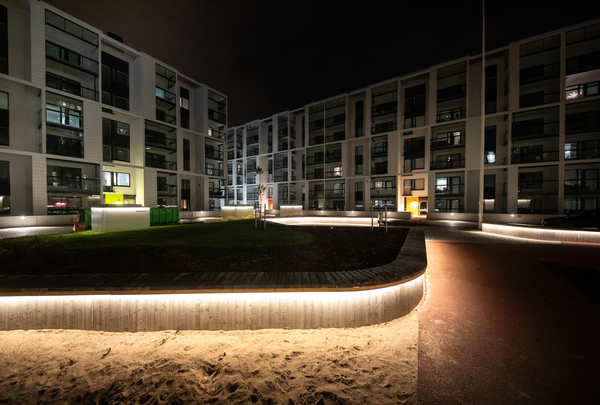 Valotaide auttaa aluetta ja korttelia erottautumaan