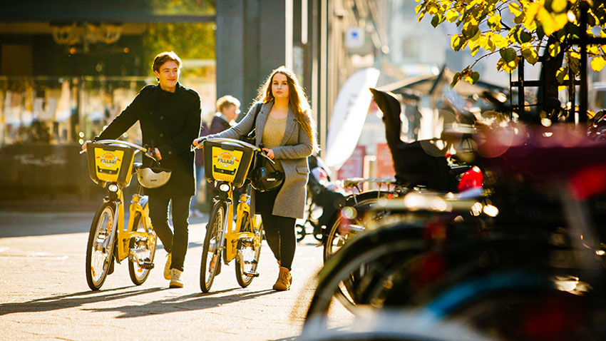 Citypyörällä liikkuu Gröönassakin.