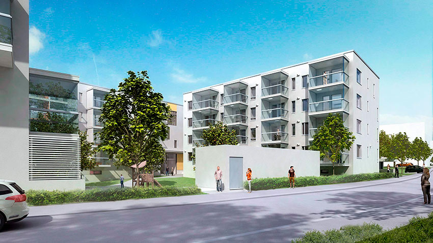 Puistokortteliin tulee neljä asuinkerrostaloa. Luvassa on monipuolinen kotivalikoima yksiöitä, kaksioita ja erikokoisia perheasuntoja.