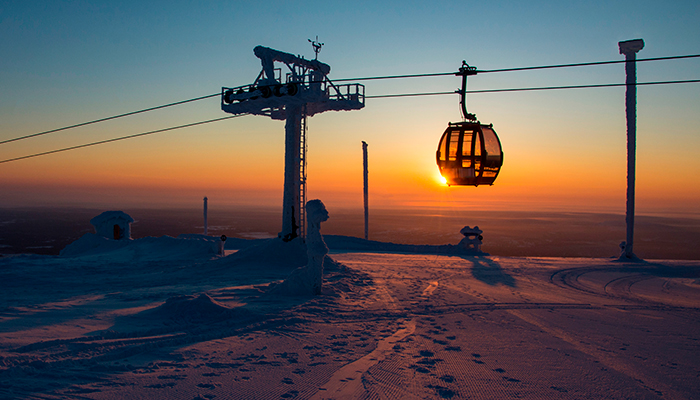 Loma-asunto huippupaikalta