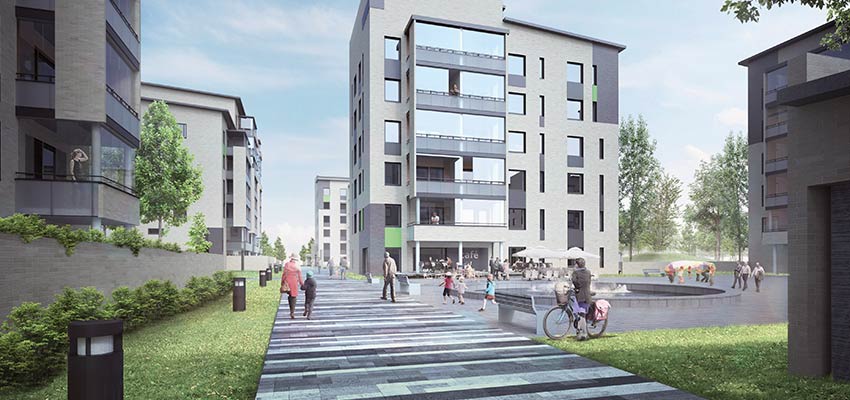 Seinäjoen Komiakorttelin Komia-aukio