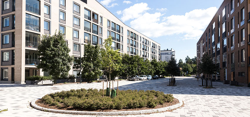 Katunäkymä Kahvikorttelista