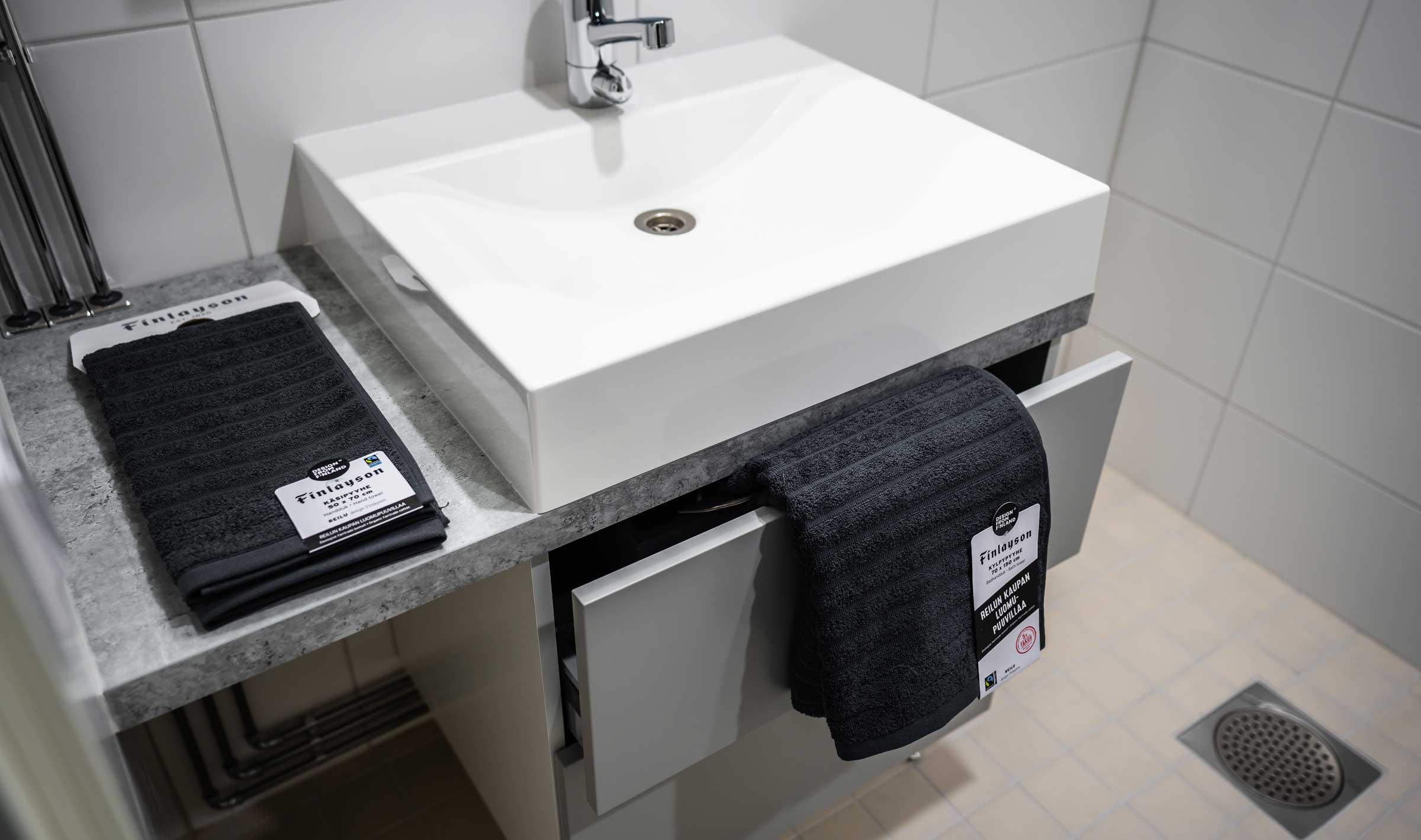 Kylpyhuoneen kodintekstiilit