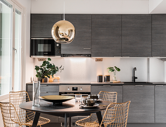 Vapauta tilaa pyöreillä muodoilla