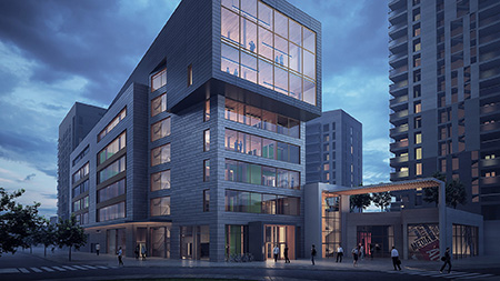 Bulevardikorttelin julkisivu