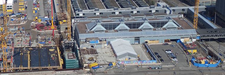 Long-term history is constructed at Pasila train station