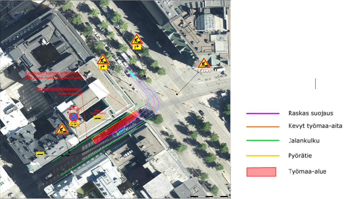 karttakuva Lönnrothinkadulta