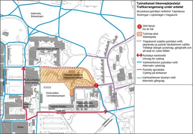 Tiedote melua aiheuttavista töistä