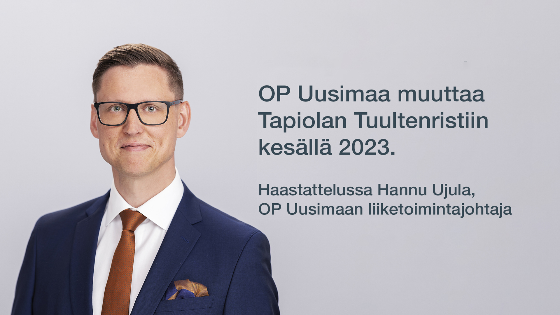 OP Uusimaa keskittää toimintonsa Tapiolan Tuultenristiin