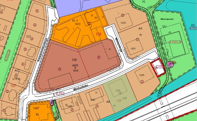 Asuinkerrostalotontti 2 853 m²  Joensuu