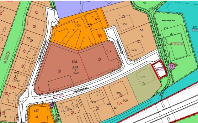 Asuinkerrostalotontti 2 893  m²  Joensuu